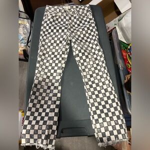 Mother Checkerboard 🏁 Jeans